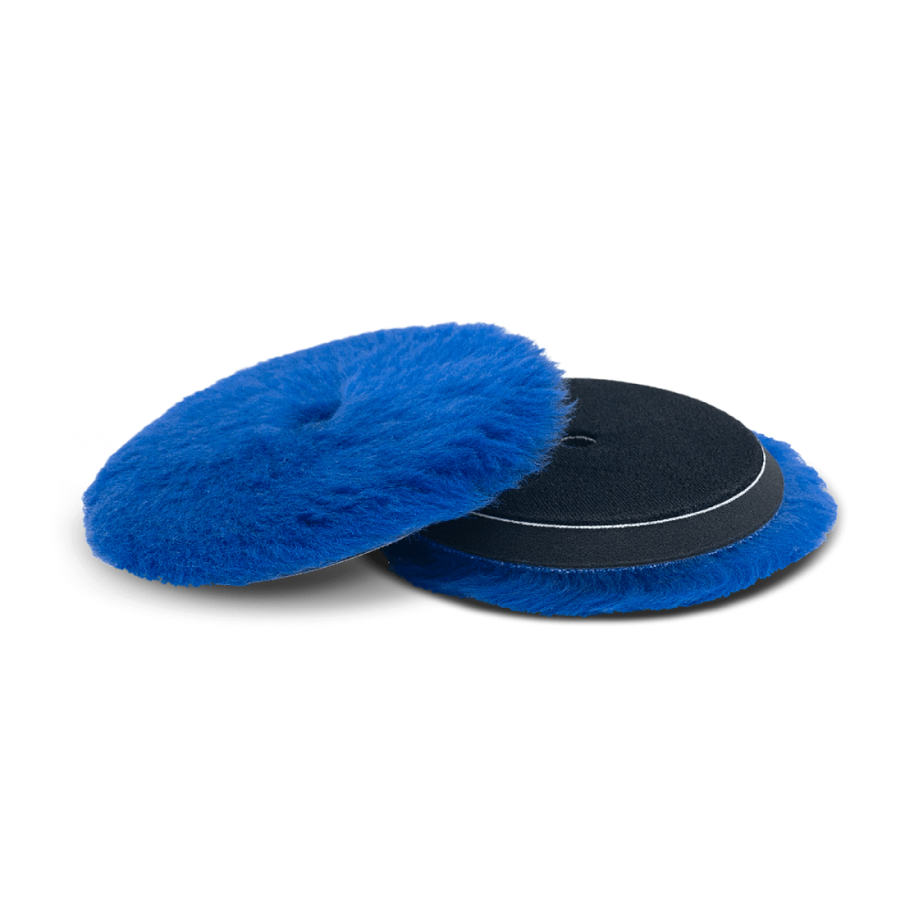 Синий меховой полировальный круг 130/150 Detail